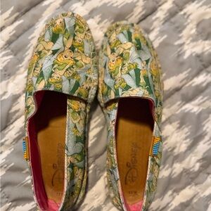 Disney Green and Pink Slippers with Whimsical Design